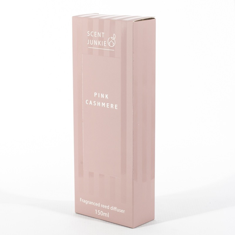 Pink Cashmere geurdiffuser met stokjes 150ml.